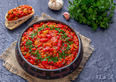 Salade Taktouka de Poivrons (Matbucha)