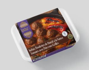 Keftas, Boulettes de Bœuf à la Sauce Tomates avec Poivrons Grillés