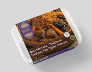 Kouera Sahraouia avec Tfaia, Oignons, Raisins, Pruneaux et Carottes Confites